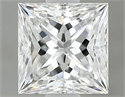 Natural Diamond 0.79 Carats, Princess with  Cut, E Color, IF Clarity and Certified by GIA