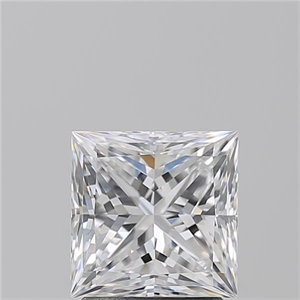 Picture of Natural Diamond 2.01 Carats, Princess with  Cut, D Color, VS2 Clarity and Certified by GIA
