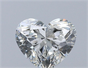 Natural Diamond 0.50 Carats, Heart with  Cut, I Color, VVS2 Clarity and Certified by GIA