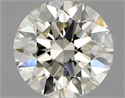 Natural Diamond 0.70 Carats, Round with Excellent Cut, L Color, VVS1 Clarity and Certified by GIA