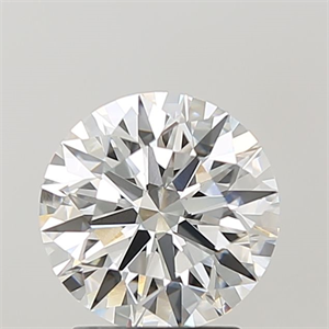 Picture of Lab Grown Diamond 2.10 Carats, Round with Ideal Cut, E Color, VVS1 Clarity and Certified by IGI