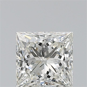 Picture of Natural Diamond 0.70 Carats, Princess with  Cut, I Color, VVS1 Clarity and Certified by GIA