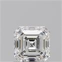 Diamante Natural 1.01 quilates, Asscher , Color F, claridad VS1 y certificado GIA