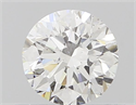 Natural Diamond 0.50 Carats, Round with Very Good Cut, F Color, SI1 Clarity and Certified by GIA