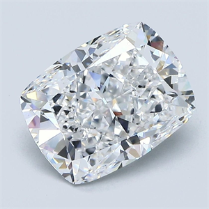 Picture of Natural Diamond 3.03 Carats, Cushion with  Cut, D Color, VS1 Clarity and Certified by GIA
