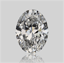 Natural Diamond 0.50 Carats, Oval with  Cut, D Color, VS2 Clarity and Certified by GIA