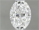 Natural Diamond 0.30 Carats, Oval with  Cut, D Color, VS1 Clarity and Certified by GIA