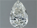 Natural Diamond 0.70 Carats, Pear with  Cut, H Color, VS2 Clarity and Certified by IGI