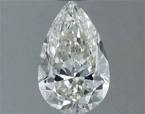 Picture of Natural Diamond 0.70 Carats, Pear with  Cut, H Color, VS2 Clarity and Certified by IGI