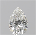 Natural Diamond 0.51 Carats, Pear with  Cut, G Color, VVS2 Clarity and Certified by GIA