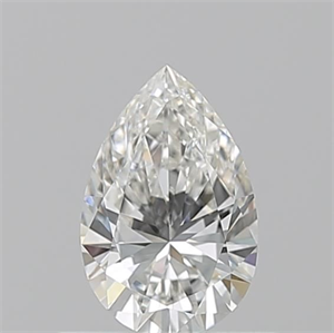 Picture of Natural Diamond 0.51 Carats, Pear with  Cut, G Color, VVS2 Clarity and Certified by GIA