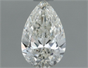 Natural Diamond 0.59 Carats, Pear with  Cut, H Color, IF Clarity and Certified by IGI
