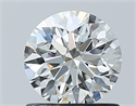 Diamante Natural 0.85 quilates, Redondo , Color G, claridad VVS2 y certificado GIA