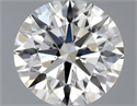 Diamante Natural 0.50 quilates, Redondo , Color I, claridad VVS2 y certificado GIA