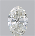 Natural Diamond 1.70 Carats, Oval with  Cut, I Color, SI2 Clarity and Certified by GIA