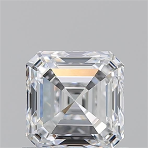 Picture of Natural Diamond 1.01 Carats, Asscher with  Cut, D Color, VS2 Clarity and Certified by GIA