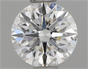 Natural Diamond 0.72 Carats, Round with Excellent Cut, J Color, SI2 Clarity and Certified by GIA