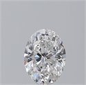 Natural Diamond 1.51 Carats, Oval with  Cut, D Color, SI2 Clarity and Certified by GIA