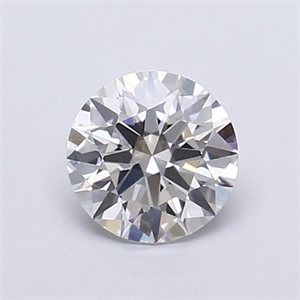 Picture of Lab Grown Diamond 1.07 Carats, Round with Ideal Cut, E Color, VS1 Clarity and Certified by IGI