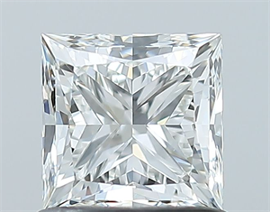 Picture of Natural Diamond 1.00 Carats, Princess with  Cut, H Color, VS1 Clarity and Certified by GIA