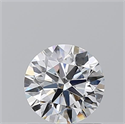 Natural Diamond 0.70 Carats, Round with Excellent Cut, E Color, SI1 Clarity and Certified by GIA