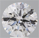 Lab Grown Diamond 5.10 Carats, Round with Ideal Cut, E Color, VVS2 Clarity and Certified by IGI