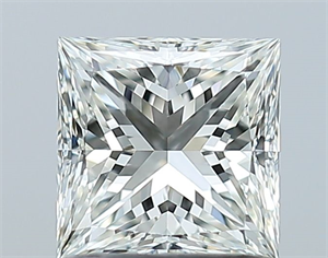 Picture of Natural Diamond 1.01 Carats, Princess with  Cut, H Color, VS1 Clarity and Certified by GIA