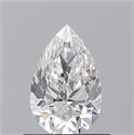 Natural Diamond 0.70 Carats, Pear with  Cut, F Color, VVS1 Clarity and Certified by GIA