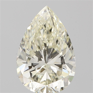 Picture of Natural Diamond 1.00 Carats, Pear with  Cut, J Color, VVS2 Clarity and Certified by IGI