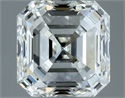 Natural Diamond 1.02 Carats, Asscher with  Cut, H Color, VS1 Clarity and Certified by IGI