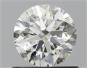 Diamante Natural 0.70 quilates, Redondo , Color H, claridad SI1 y certificado GIA