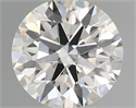 Diamante Natural 0.43 quilates, Redondo , Color I, claridad VVS1 y certificado GIA
