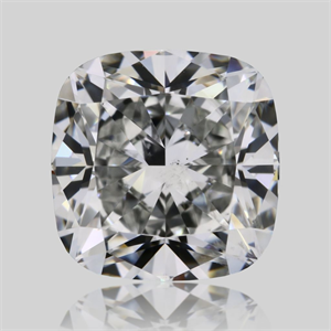 Foto Diamante Natural 1.08 quilates, Del cojín , Color F, claridad SI1 y certificado GIA de