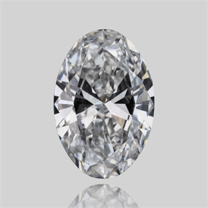 Picture of Natural Diamond 0.32 Carats, Oval with  Cut, E Color, SI2 Clarity and Certified by GIA