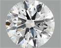 Lab Grown Diamond 1.02 Carats, Round with Ideal Cut, D Color, VS1 Clarity and Certified by IGI