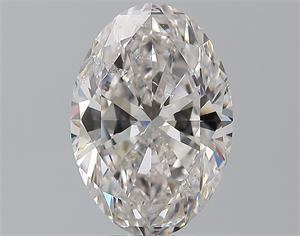 Picture of Natural Diamond 5.01 Carats, Oval with  Cut, G Color, SI2 Clarity and Certified by GIA
