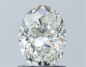 Foto Diamante Natural 0.90 quilates, Ovalado , Color I, claridad VS1 y certificado GIA de