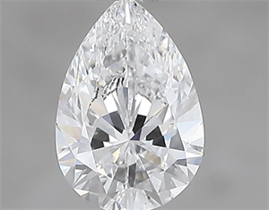 Foto Diamante Natural 0.50 quilates, De pera , Color E, claridad VS1 y certificado IGI de