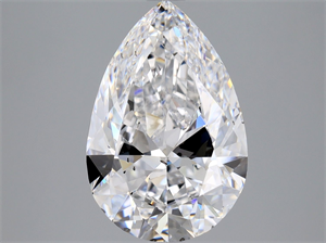 Foto Diamante Natural 3.01 quilates, De pera , Color D, claridad SI1 y certificado GIA de