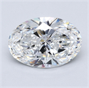Natural Diamond 3.50 Carats, Oval with  Cut, E Color, VS1 Clarity and Certified by GIA