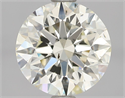 Natural Diamond 1.40 Carats, Round with Excellent Cut, M Color, SI1 Clarity and Certified by GIA