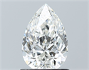 Natural Diamond 0.90 Carats, Pear with  Cut, G Color, VS1 Clarity and Certified by GIA