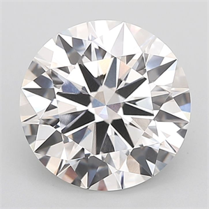 Picture of Lab Grown Diamond 5.01 Carats, Round with Ideal Cut, F Color, VVS2 Clarity and Certified by IGI