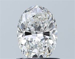 Foto Diamante Natural 0.71 quilates, Ovalado , Color H, claridad VVS1 y certificado GIA de