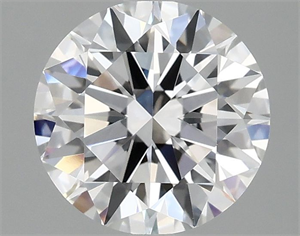 Picture of Lab Grown Diamond 2.01 Carats, Round with Excellent Cut, D Color, VVS2 Clarity and Certified by IGI