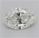 Natural Diamond 1.50 Carats, Oval with  Cut, I Color, SI2 Clarity and Certified by GIA