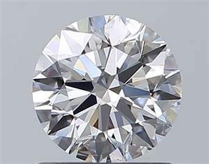 Picture of Natural Diamond 0.90 Carats, Round with Excellent Cut, E Color, SI1 Clarity and Certified by GIA