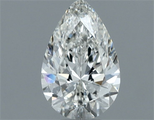 Picture of Natural Diamond 0.54 Carats, Pear with  Cut, H Color, VS1 Clarity and Certified by GIA