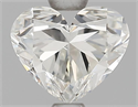 Diamante Natural 1.01 quilates, Corazón , Color G, claridad VVS1 y certificado HRD