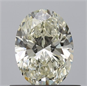 Natural Diamond 0.51 Carats, Oval with  Cut, J Color, VVS1 Clarity and Certified by IGI